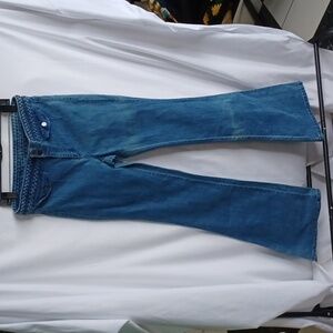 Soho New York & Company Flair Jeans, Sz 8 Tall, 16" Flat Wst, 10" Rise, 35" Insm